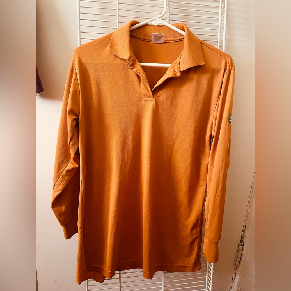 Superior Uniform Group Button Up Apricot Shirt Small - Picture 8 of 11